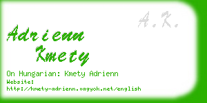 adrienn kmety business card